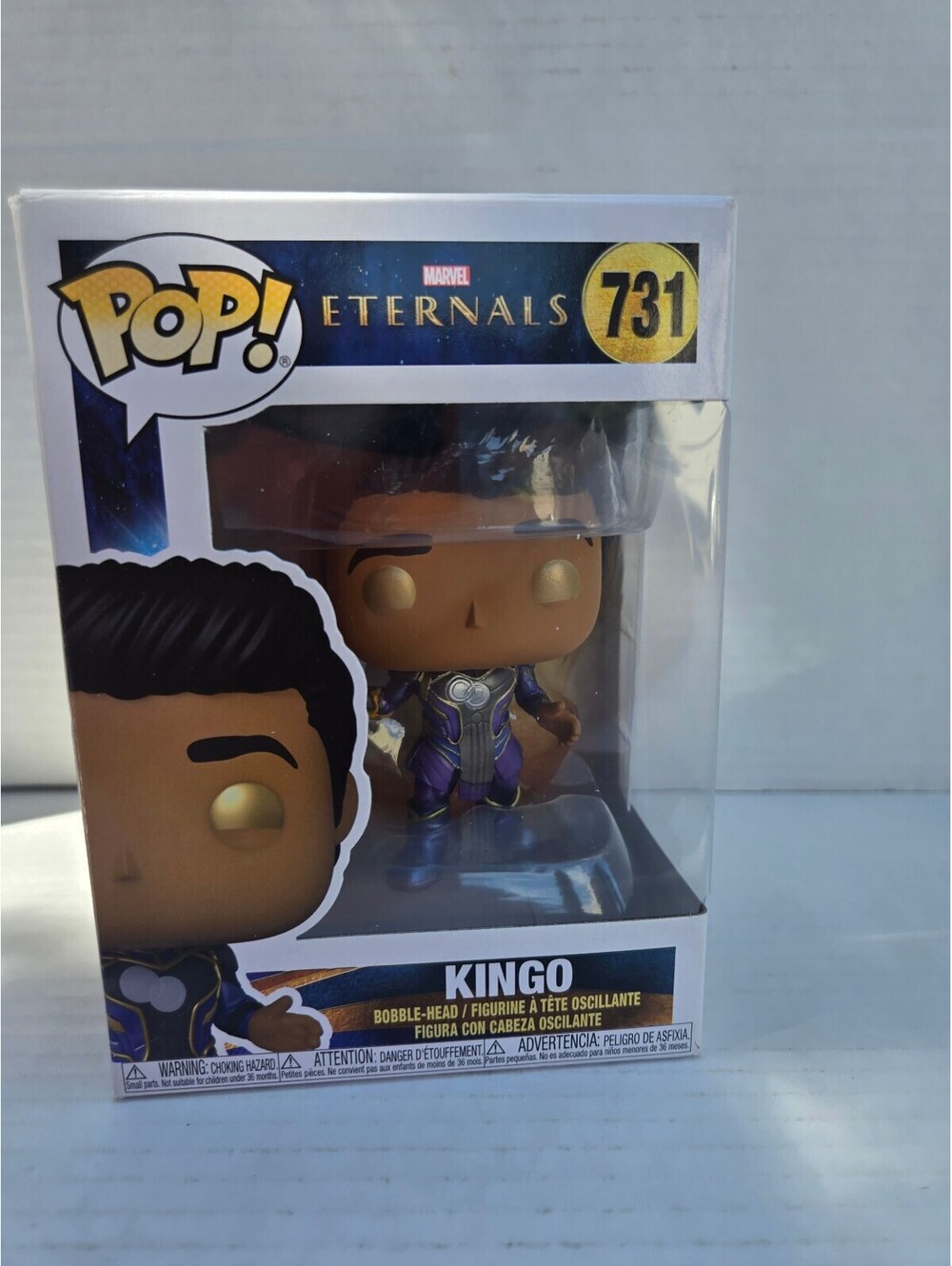 Funko Pop! Marvel Eternals Kingo Bobble-Head Figure #731 Collectible